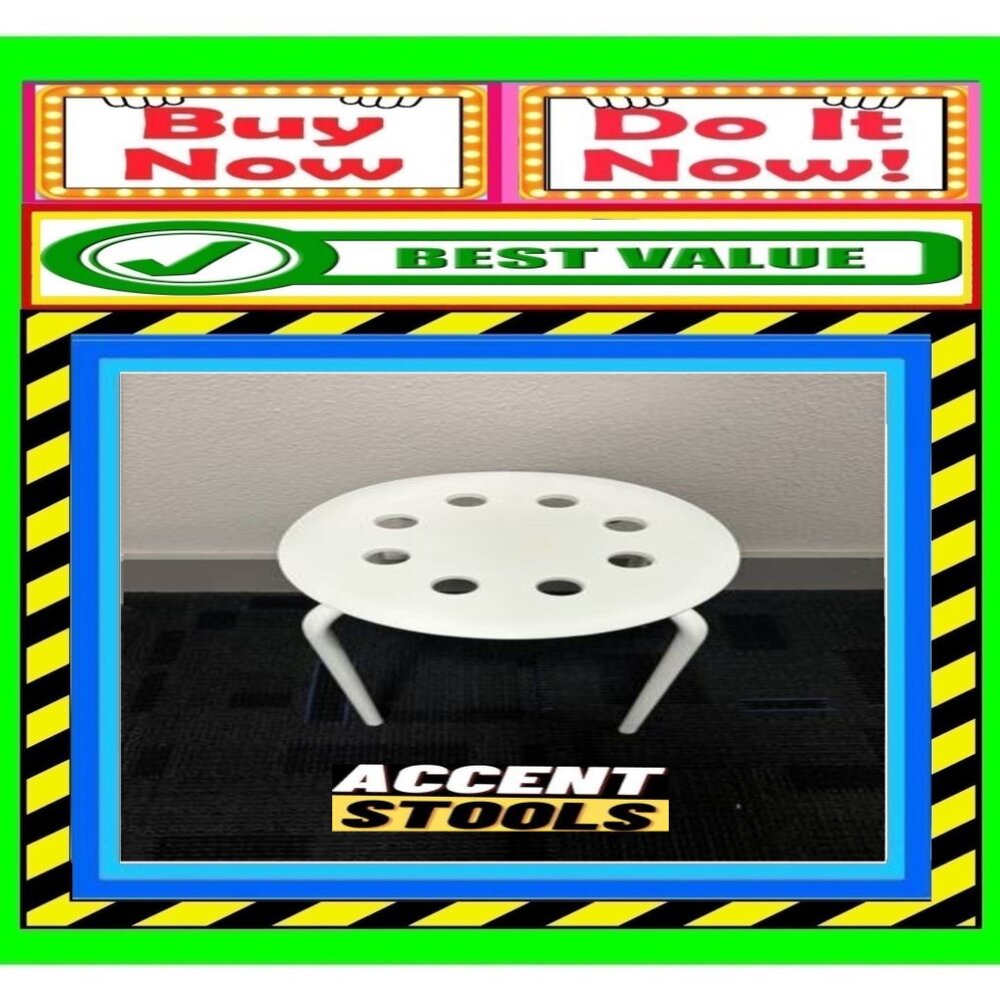 🛑 Contemporary ➕ STOOL Backless 🆒 CHAIR Stackable Bench Loft Style 💸 BUY NOW❗ - Picture 7 of 16